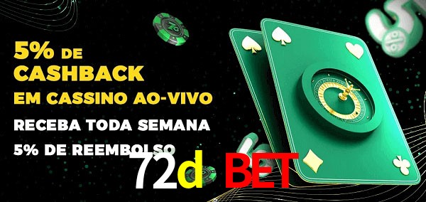 Promoções do cassino ao Vivo 72d bet